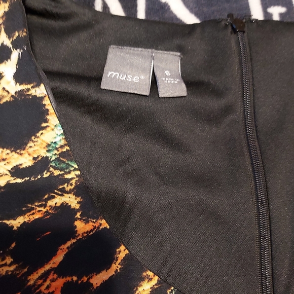 Animal Print Dress - Picture 2 of 4